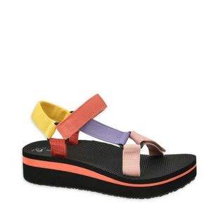 Time and Tru Women's Platform Nature Sandals